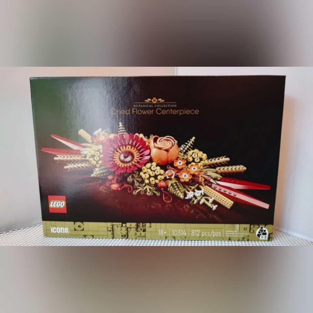 Lego Botanical Collection Dried Flower Centerpiece 10314 NWT Building Toy Set